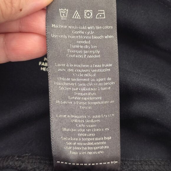 Danskin Women's M Crossover Waist Black Crop Leggings - Picture 14 of 14